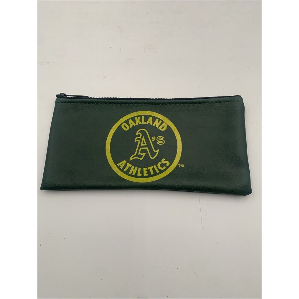 Oakland Athletics Vintage Money / Bank Bag Travel Toiletries Bag Deposit Bag